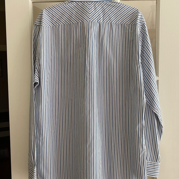 Tommy Hilfiger Two Ply Cotton Button Down Shirt - Picture 3 of 6